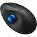 Front. Kensington - Kensington Pro Fit Ergo TB450 Trackball - Optical - Wireless - Bluetooth - 2.40 GHz - Black - USB 2.0 Type A - 1600 dpi - Black.