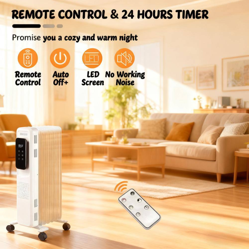 REMOTE CONTROL & 24 HOURS TIMER

Promise you a cozy and warm night

- Remote Control
- Auto Off+
- LED Screen
- No Working Noise