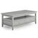 Front. Simpli Home - Warm Shaker Coffee Table - Fog Grey.