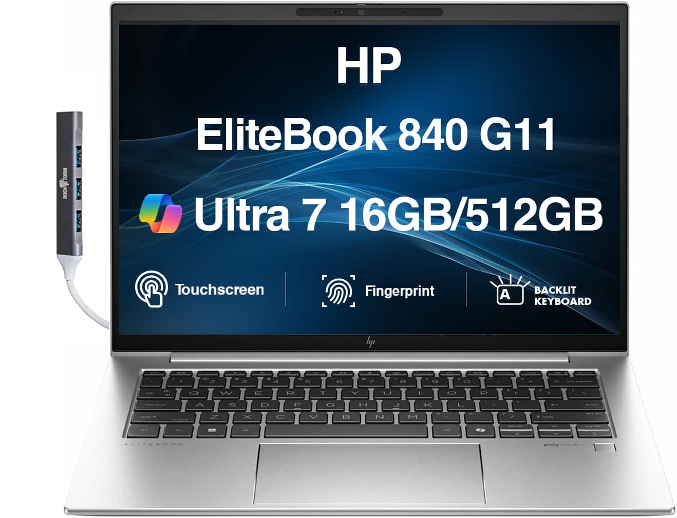 HP EliteBook 840 G11 Laptop 14.0 WUXGA (Intel Ultra 7 155U, 16GB