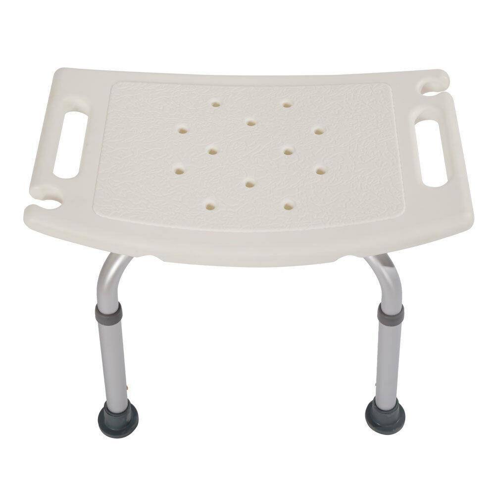 Left. Winado - 7-Level Adjustable Bathtub Bench & Shower Chair with Anti-Skid Feet, 300lbs Capacity, Tool-Free Installation for Elderly - White.