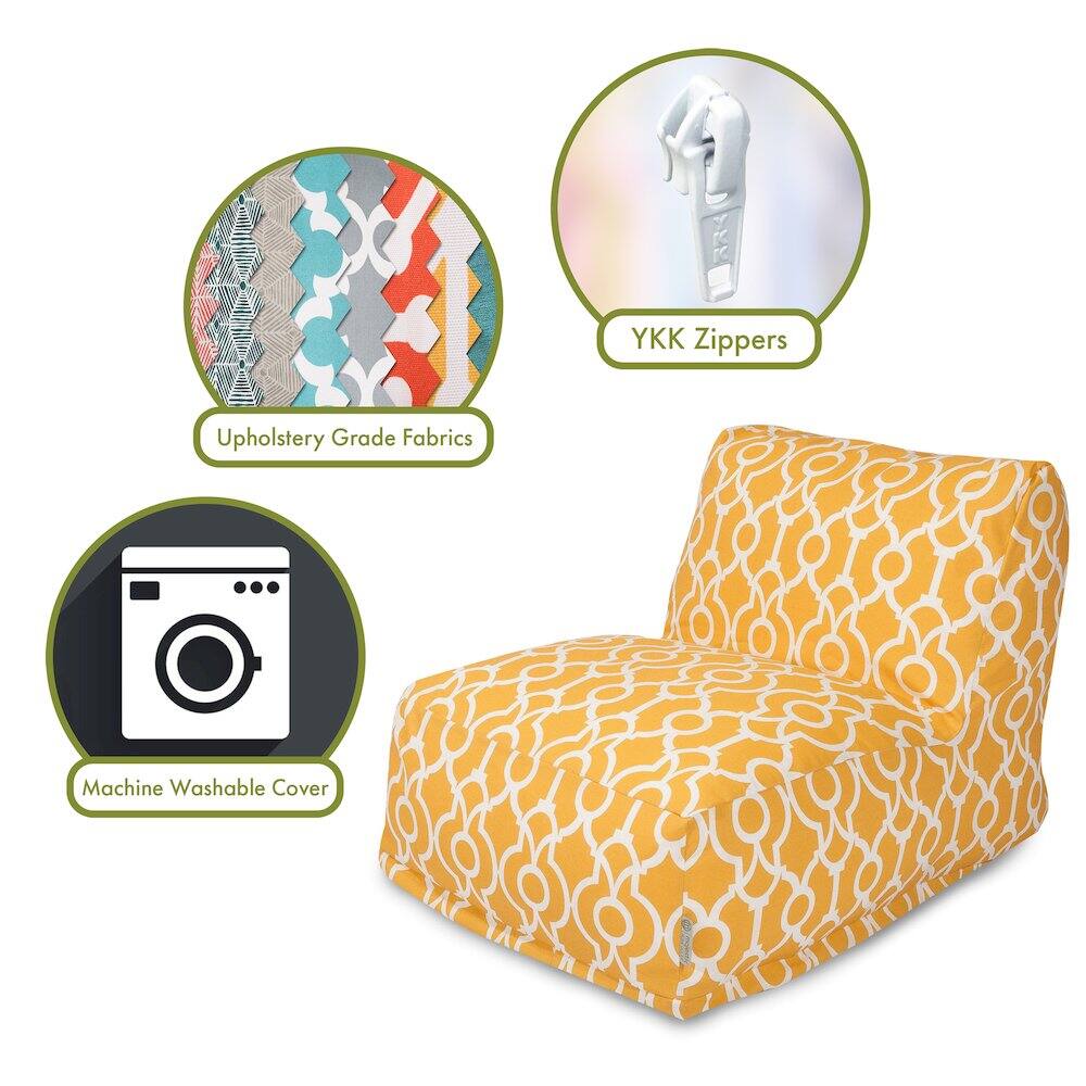 - Upholstery Grade Fabrics
- YKK Zippers
- Machine Washable Cover