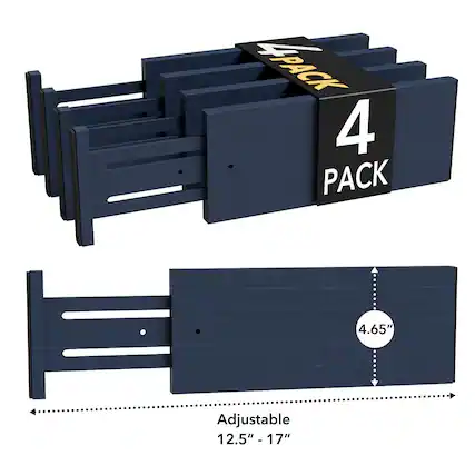 PACK 4
4.65" Adjustable 12.5" - 17"