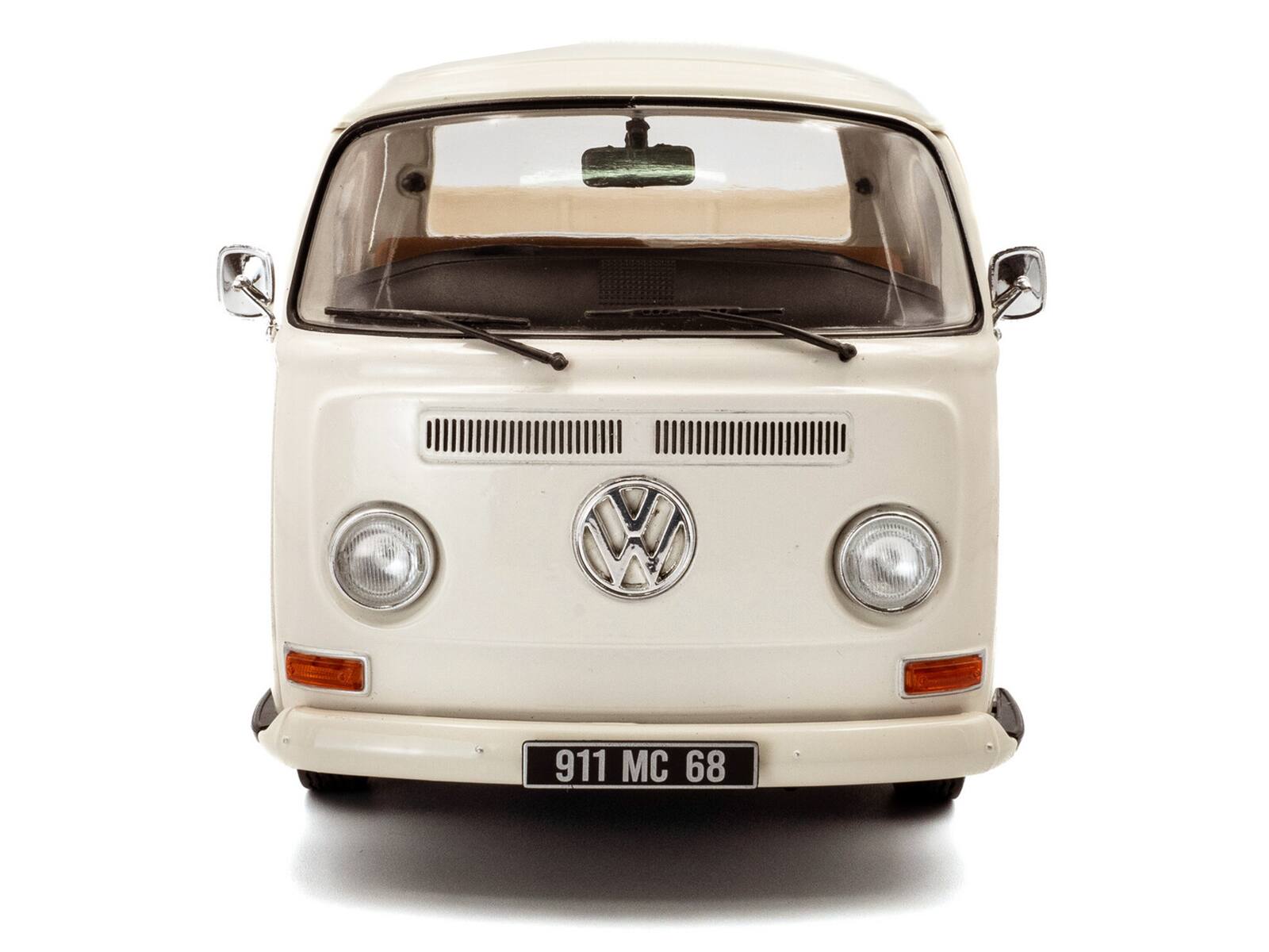 Alt View 1. Solido - 1968 Volkswagen T2 Pickup Truck Beige 1/18 Diecast Model Car by Solido - Beige.