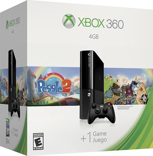 Xbox 360 Console E-4GB-Black-Home Console for sale online