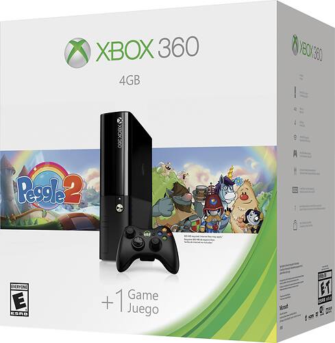 Xbox 360 4GB Slim Console - (Renewed)