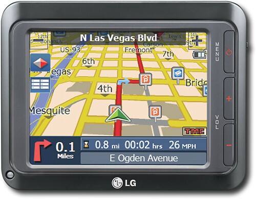 Front Standard. LG - LN740 Portable GPS.