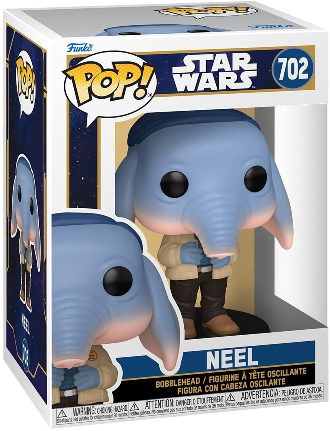 COOpy Funko STAR 702 B POP! H WARS TM NEEL B NEEL TTE OSCILANTE BOBBLEHEAD / FIGURINE OSCILANTE FIGURA CON CABEZA ASFIXIA ADVERTENCIA: PELIGRO DE menores de 36 meses D'TOUFFEMENT. adecuado para nios ATTENTION: DANGER pequeras. No es de 36 mois. Partes HAZARD. enfants de moins WARNING: CHOKING Ne convient pas aux 36 months Petites pices. suitable for chidren under Smal parts. Not