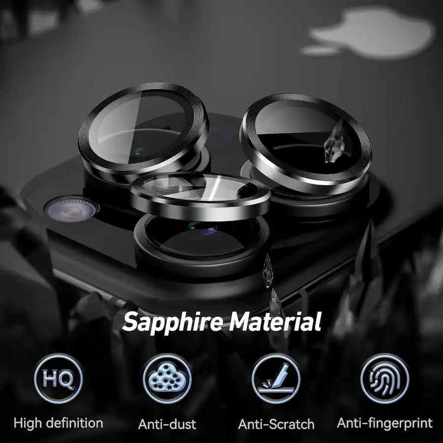Entronix Camera Lens Protector Compatible with iPhone 17 Pro/17 Pro Max ...