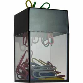 Officemate - Magnetic Top Paper Clip Dispenser - Smoke