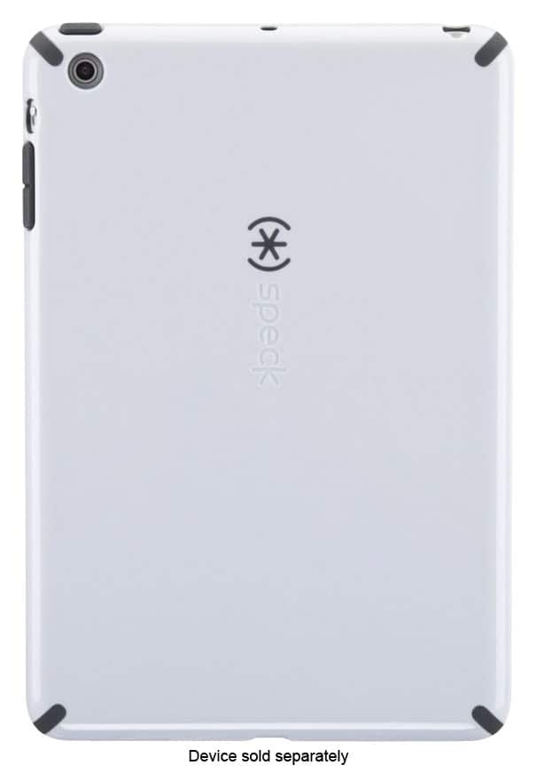 Best Buy: Speck CandyShell Case for Apple® iPad® mini White/Slate SPK-A1954