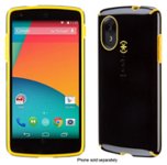 Front. Speck - CandyShell Case for LG Nexus 5 Cell Phones - Black/Caution Yellow.