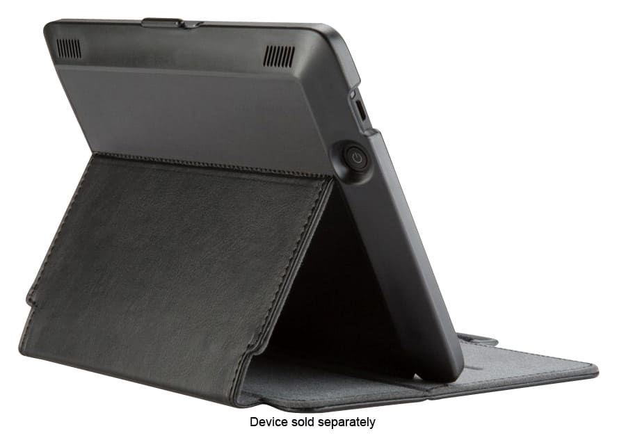 Front. Speck - StyleFolio Case for Kindle Fire HDX - Black/Slate.