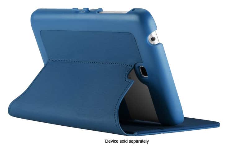 Front. Speck - FitFolio Case for Samsung Galaxy Tab 3 7.0 - Harbor Blue.