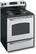 Angle Standard. GE - 30" Self-Cleaning Freestanding Electric Range - Stainless-Steel.