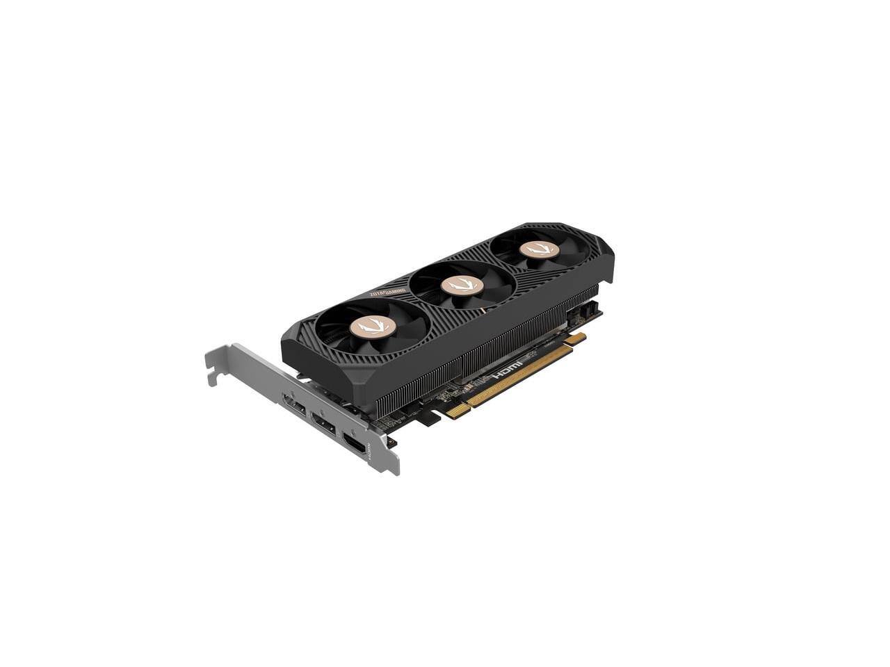 Front. ZOTAC - ZOTAC GAMING GeForce RTX 5060 Low Profile 8GB GDDR7 PCI Express 5.0 x8 Video Card ZT-B50600L-10A.