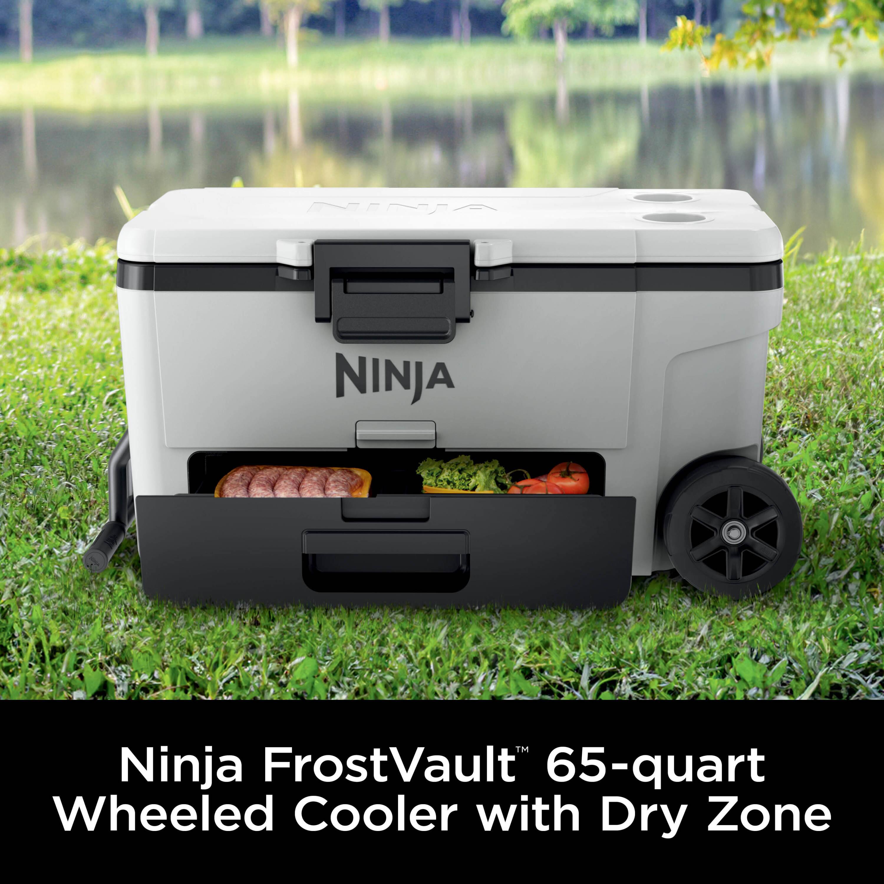 Ninja FrostVault 65-quart Wheeled Cooler with Dry Zone