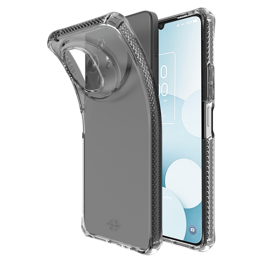 Itskins - Spectrum_R Clear Case for TCL 50 XL NXTPAPER 5G - Black