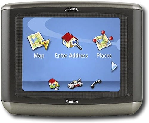 Front Standard. Magellan - Maestro 3140 GPS.