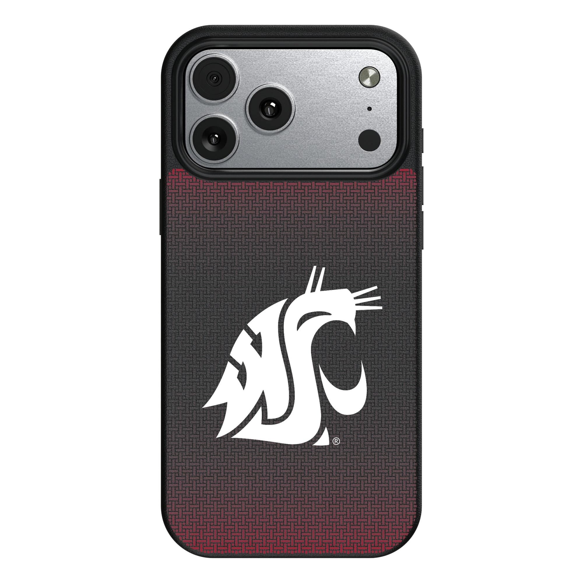 Keyscaper - NCAA - Washington State Cougars Linen Logo iPhone Magnetic Bump Case - 17 Pro Max - Black price history on PriceWatchPro