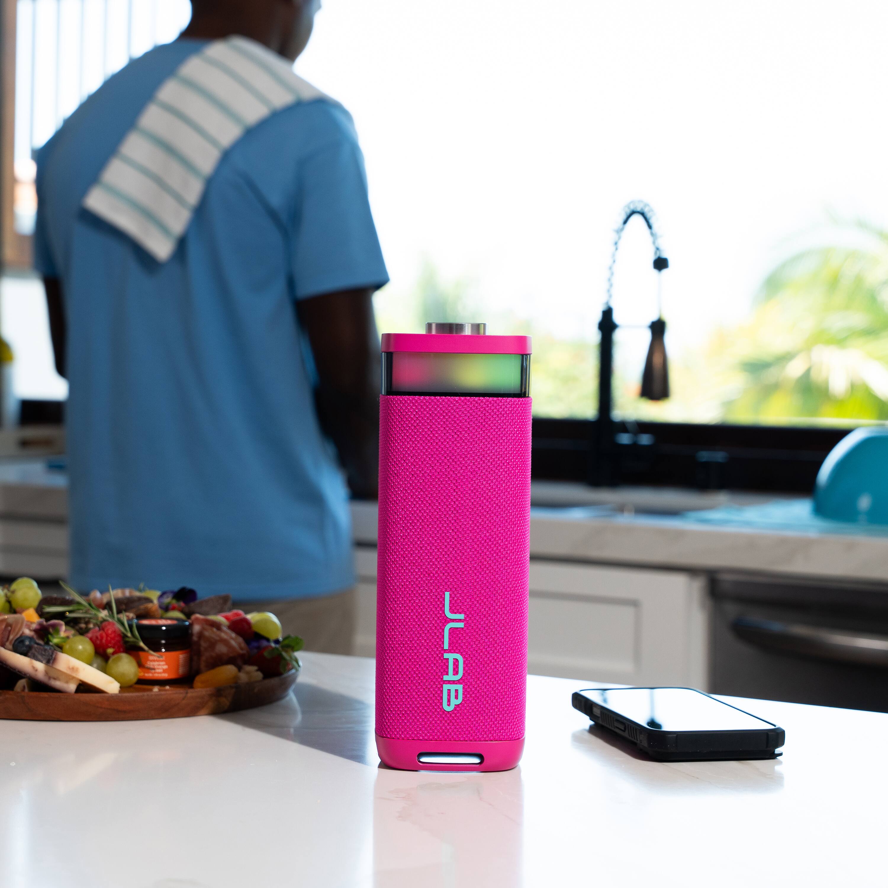 Alt View 1. JLab - JBuds Party Speaker - Pink.