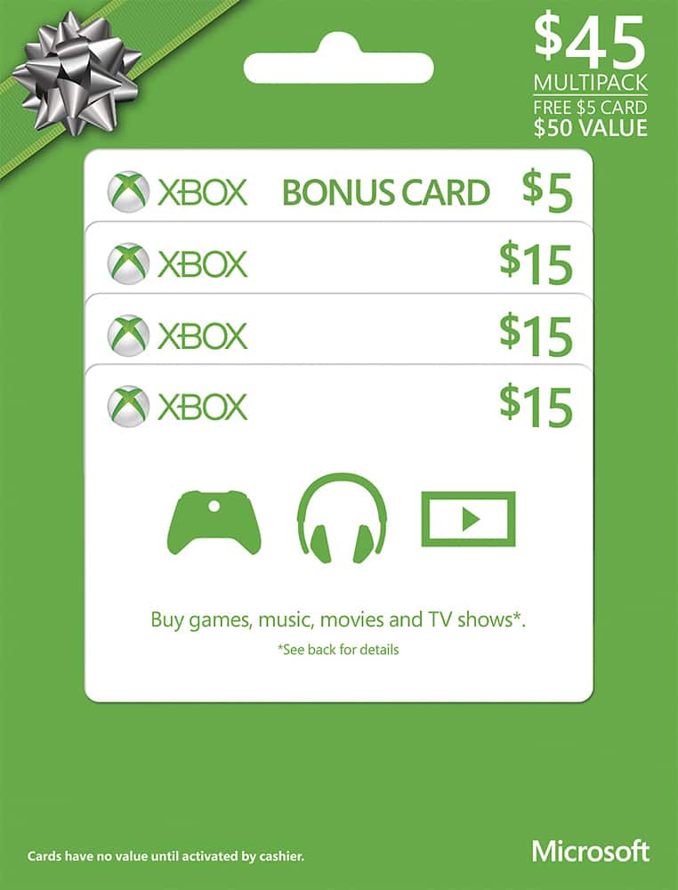 where can you get xbox gift cards