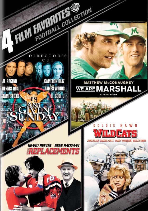  Football Collection: 4 Film Favorites [4 Discs] [DVD]