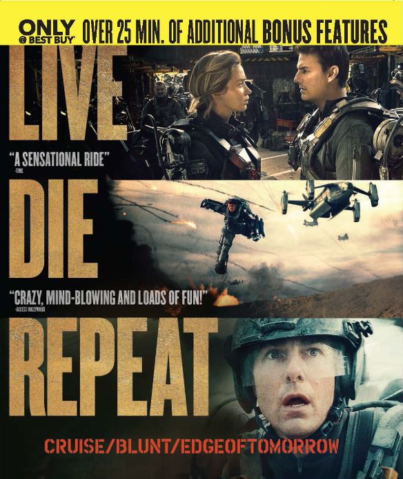  Live Die Repeat: Edge of Tomorrow [Blu-ray] [Only @ Best Buy] [2014]