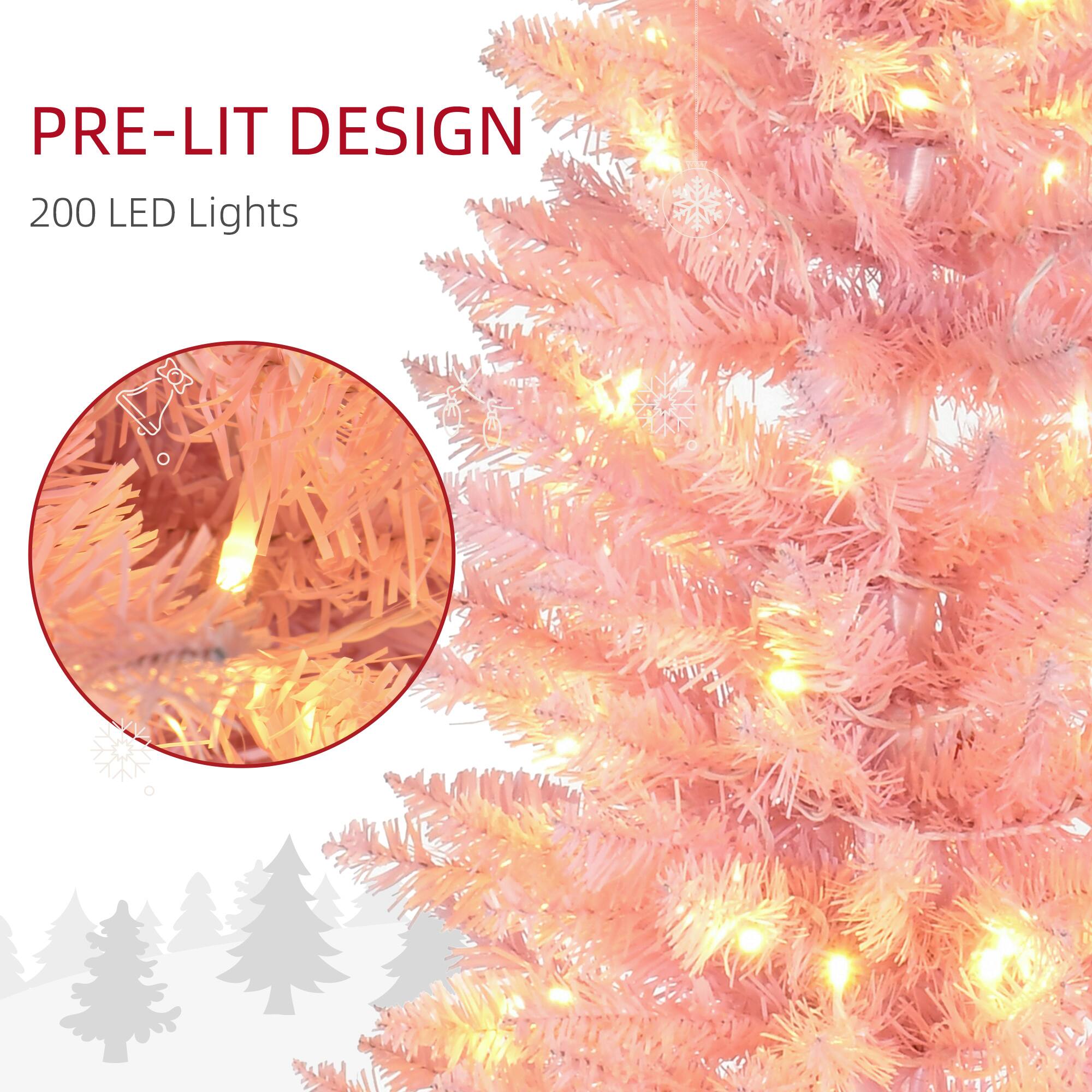 PRE-LIT DESIGN  
200 LED Lights