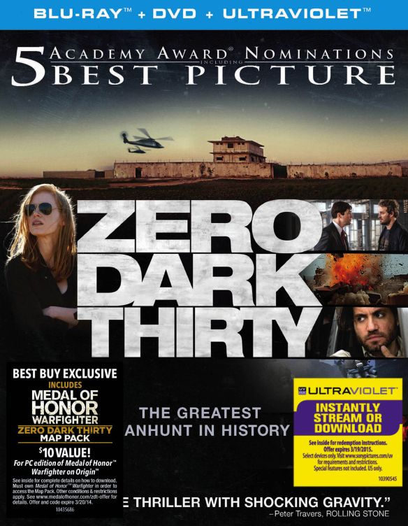  Zero Dark Thirty [Blu-ray/DVD] [Includes Digital Copy] [With Game] [2012]