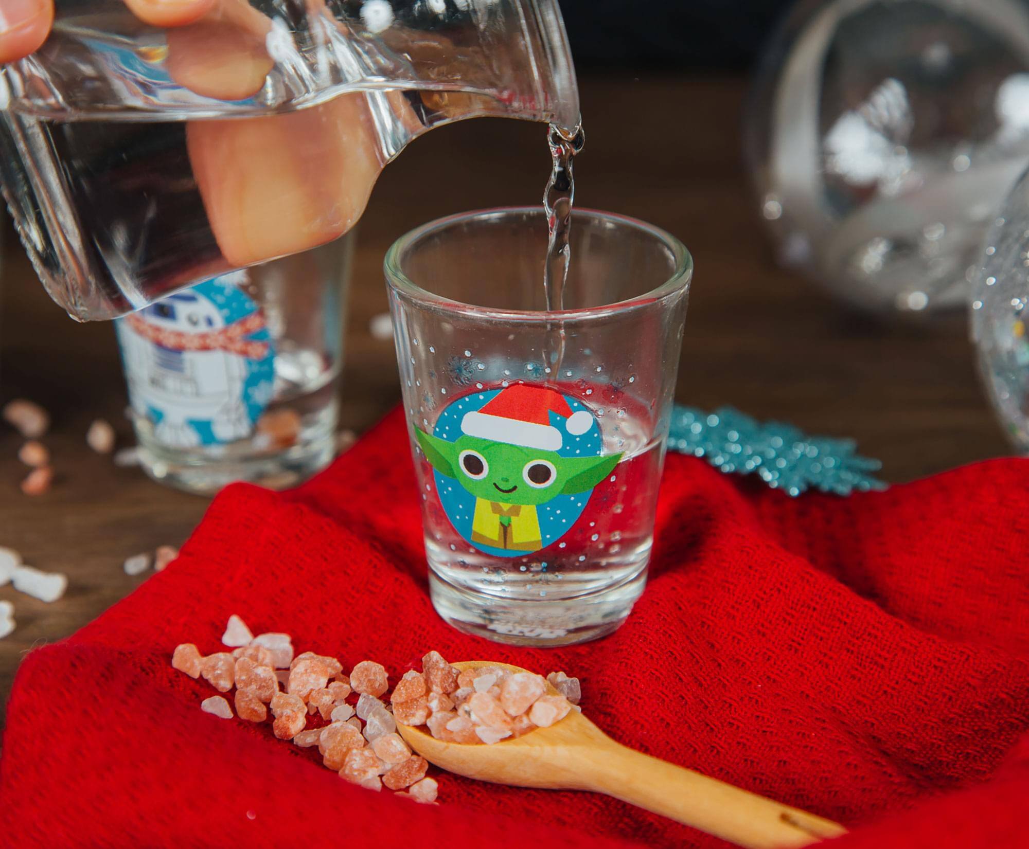 Alt View 2. Star Wars - Star Wars Holiday 1.5-Ounce Mini Shot Glasses | Set of 4 - Blue.