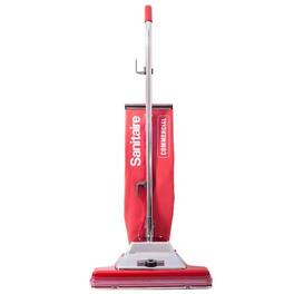 Eureka - Sanitaire SC689B Commercial Upright Vacuum – Bagless Dirt Cup, 5 A Motor, 12″ Path, Quick-Release Cup, 30′ Cord - Red