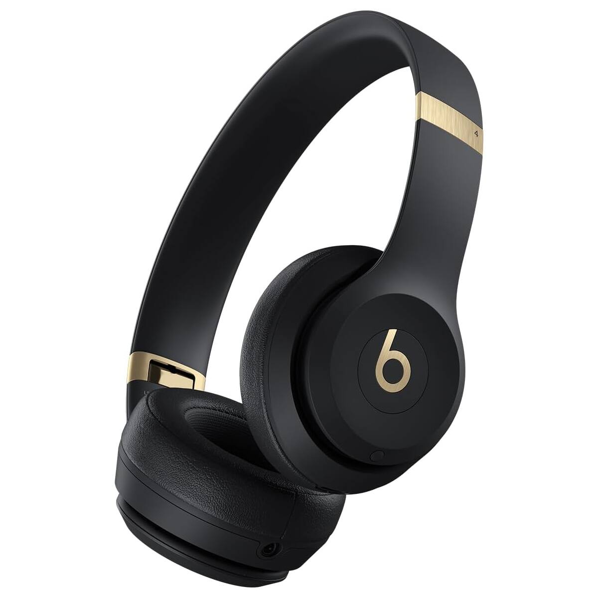 Angle. Beats - Beats Solo 4 Bluetooth Wireless On-Ear Headphones with MightySkins Protective Skins Bundle - Black/Gold - Black & Gold.