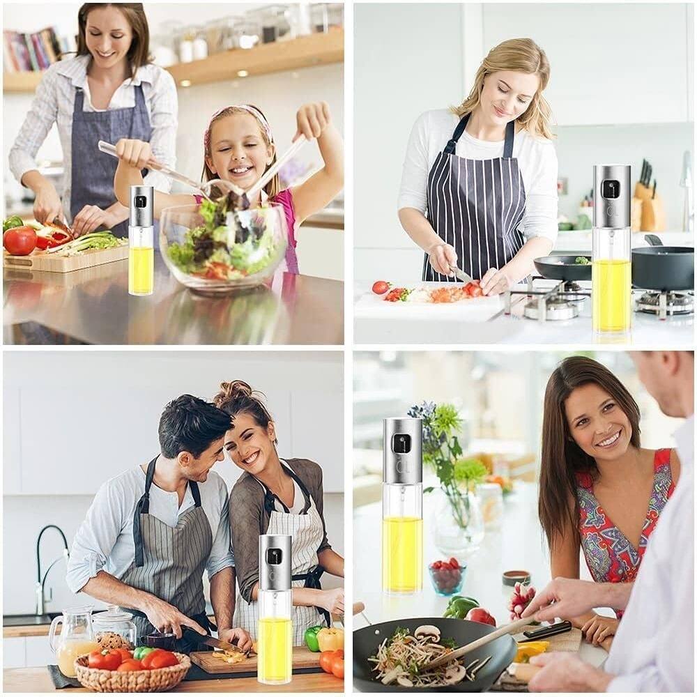 Alt View 1. Schertz - 100ml Olive Oil Sprayer for Cooking – Portable Oil Mister for Air Fryer, Salad, Grilling.