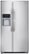 Front. Frigidaire - Gallery 22.6 Cu. Ft. Frost-Free Side-by-Side Refrigerator with Thru-the-Door Ice and Water - Stainless Steel.