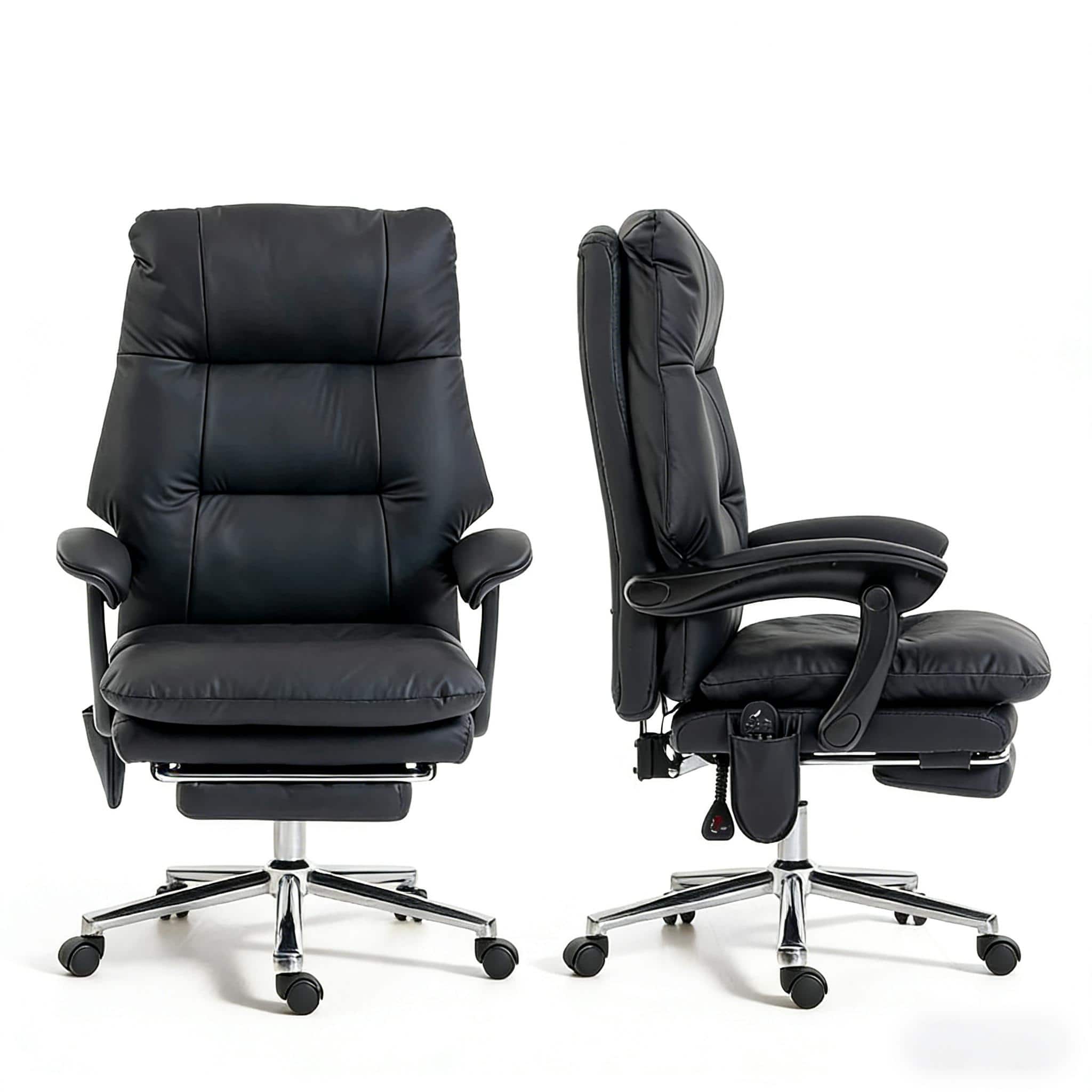 Forest'nSky - Ergonomic Office Chair,Executive Desk Chair,Massage Office Chair - Black