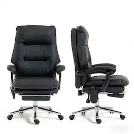 Forest'nSky - Ergonomic Office Chair,Executive Desk Chair,Massage Office Chair - Black