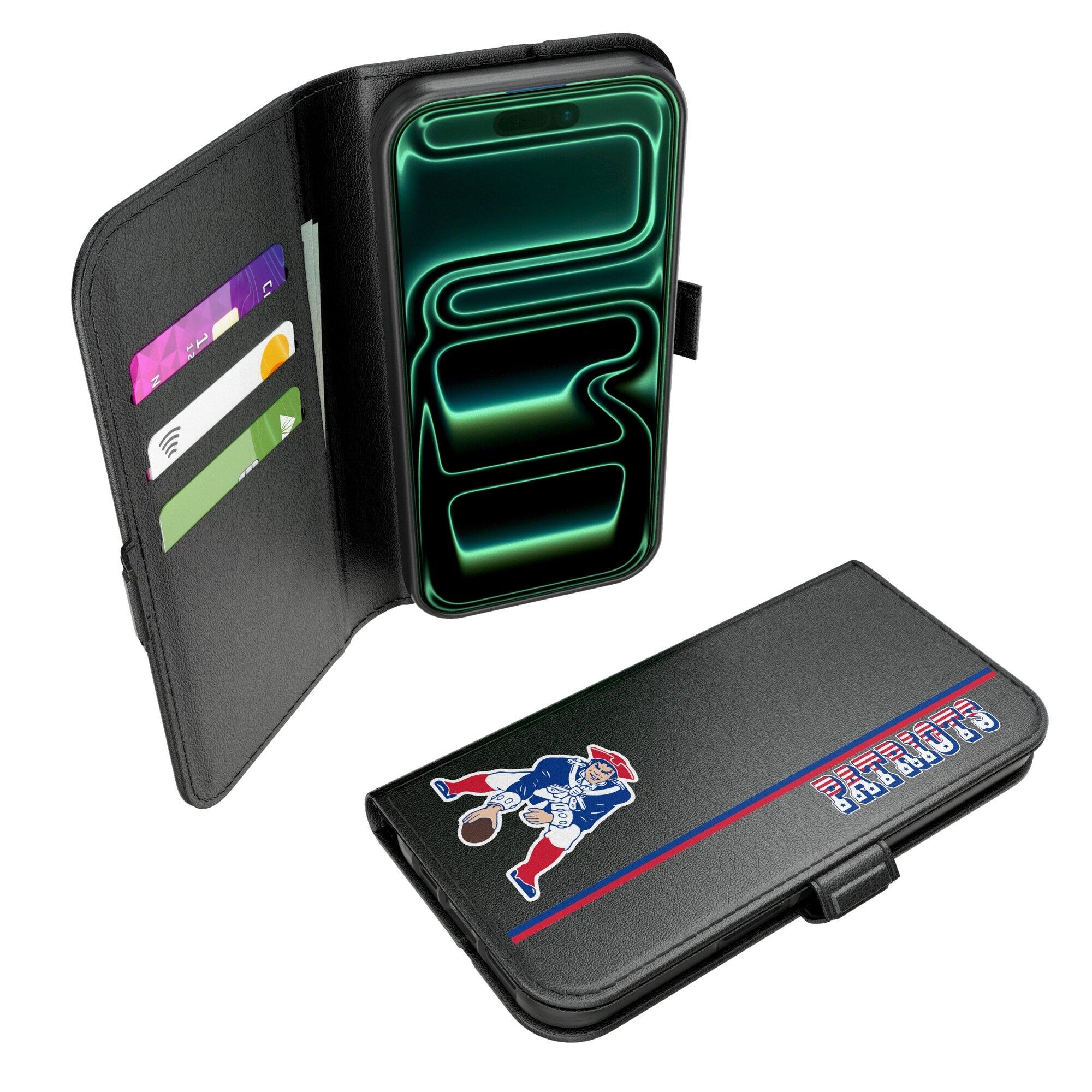 Front. Keyscaper - iPhone Folio 2.0 Case - 17 Pro Max - Black.