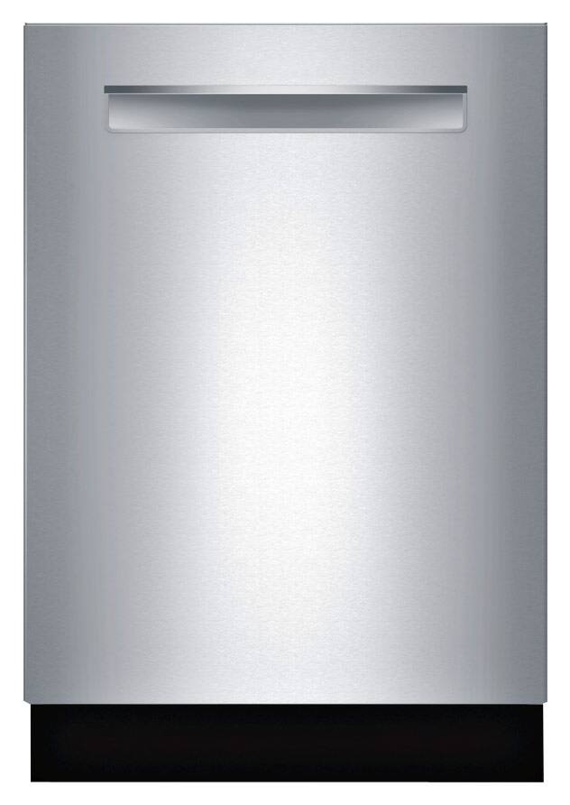 Bosch - 800 Series 24" Tall Tub Built-In Dishwasher with Stainless-Steel Tub - Stainless Steel-Front_Standard 