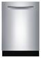 Bosch - 800 Series 24" Tall Tub Built-In Dishwasher with Stainless-Steel Tub - Stainless Steel-Front_Standard