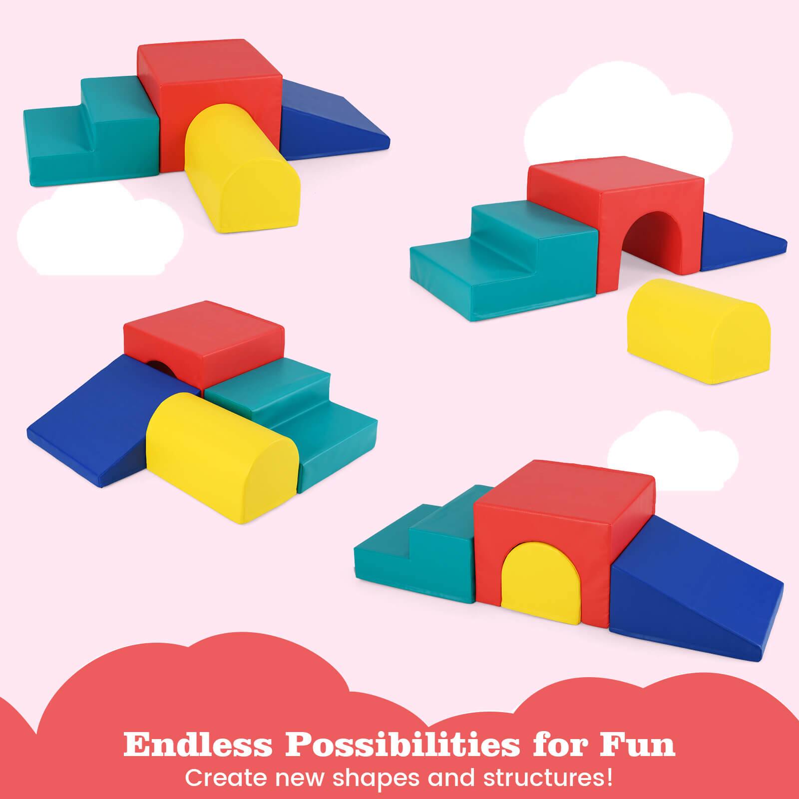 Endless Possibilities for Fun  
Create new shapes and structures!
