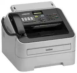 Brother - FAX-2940 Black-and-White All-In-One Printer - Gray