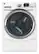 Front. GE - 4.3 Cu. Ft. 10-Cycle High-Efficiency Steam Front-Loading Washer - White.