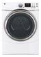 GE - 7.5 Cu. Ft. 11-Cycle Electric Dryer with Steam - White on White-Front_Standard
