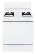 Hotpoint - 4.8 Cu. Ft. Freestanding Gas Range - White-on-White - Larger Front