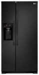 Front Zoom. LG - 22.1 Cu. Ft. Side-by-Side Refrigerator with Thru-the-Door Ice and Water - Black.