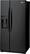 Left. LG - 22.1 Cu. Ft. Side-by-Side Refrigerator with Thru-the-Door Ice and Water - Black.