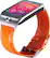 Alt View Standard 1. Samsung - Leather Band for Gear 2 and Gear 2 Neo Smart Watches - Orange.