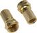 Angle. Dynex™ - Twist-On RG6 Coaxial Cable F-Connectors (2-Pack) - Gold.