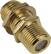 Angle. Dynex™ - Coaxial Cable Coupler - Gold.